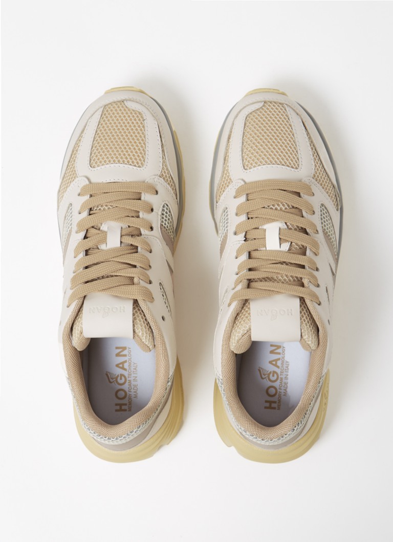 Hogan Jogging H665 ādas kedas ar sietiņa detaļām