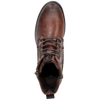 Tom Tailor Schnürstiefelette in braun
