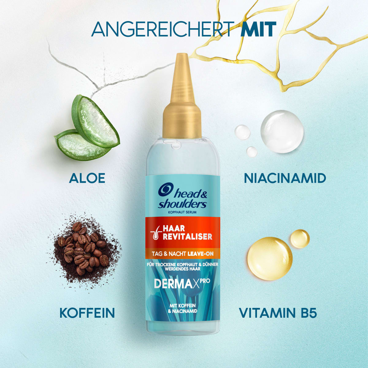 Leave-in Serum Derma x Pro Haar-Revitalisierer, 145 ml