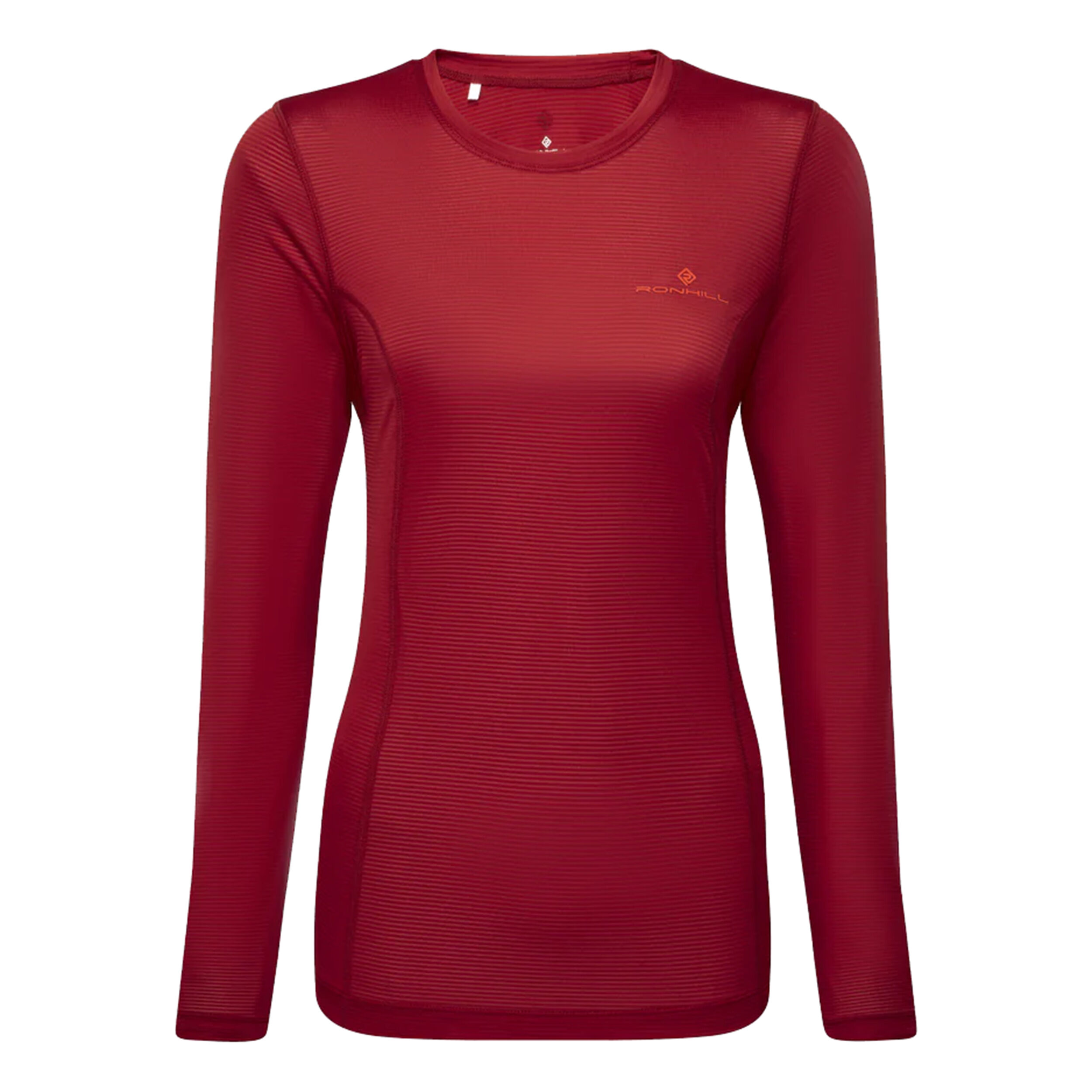 Tech Longsleeve Laufshirt Damen - Rot