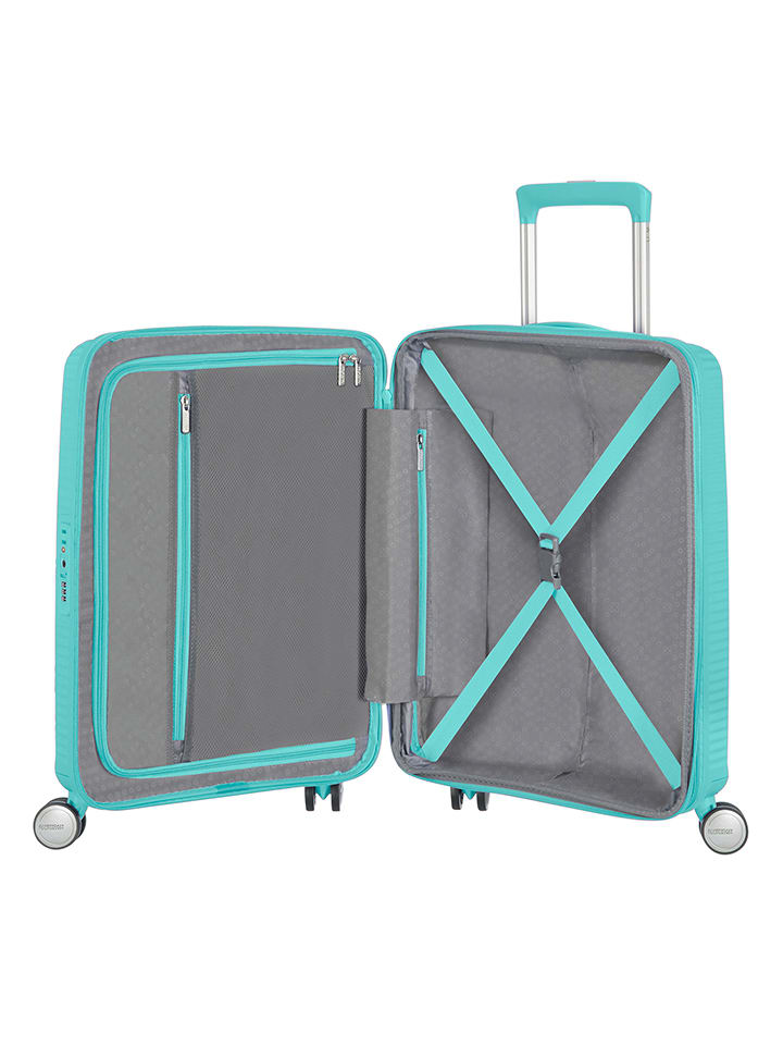 American Tourister Hardcase-Trolley in Türkis - (B)40 x (H)55 x (T)20 cm günstig kaufen onesize
