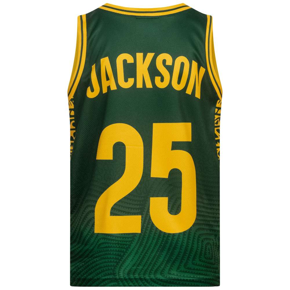 Australien Basketball macron Indigenous Kinder Trikot grün