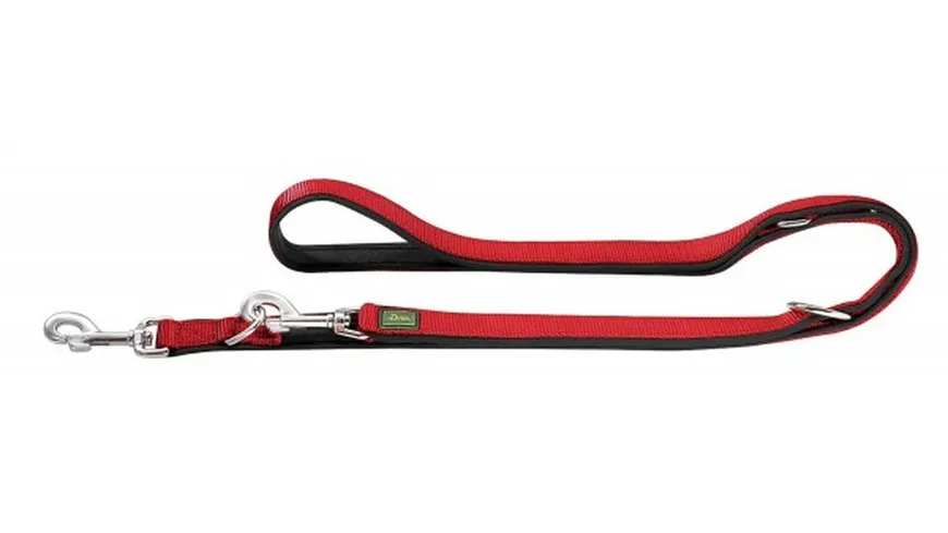 Hunter Verstellbare Führleine rot/schwarz 20/200