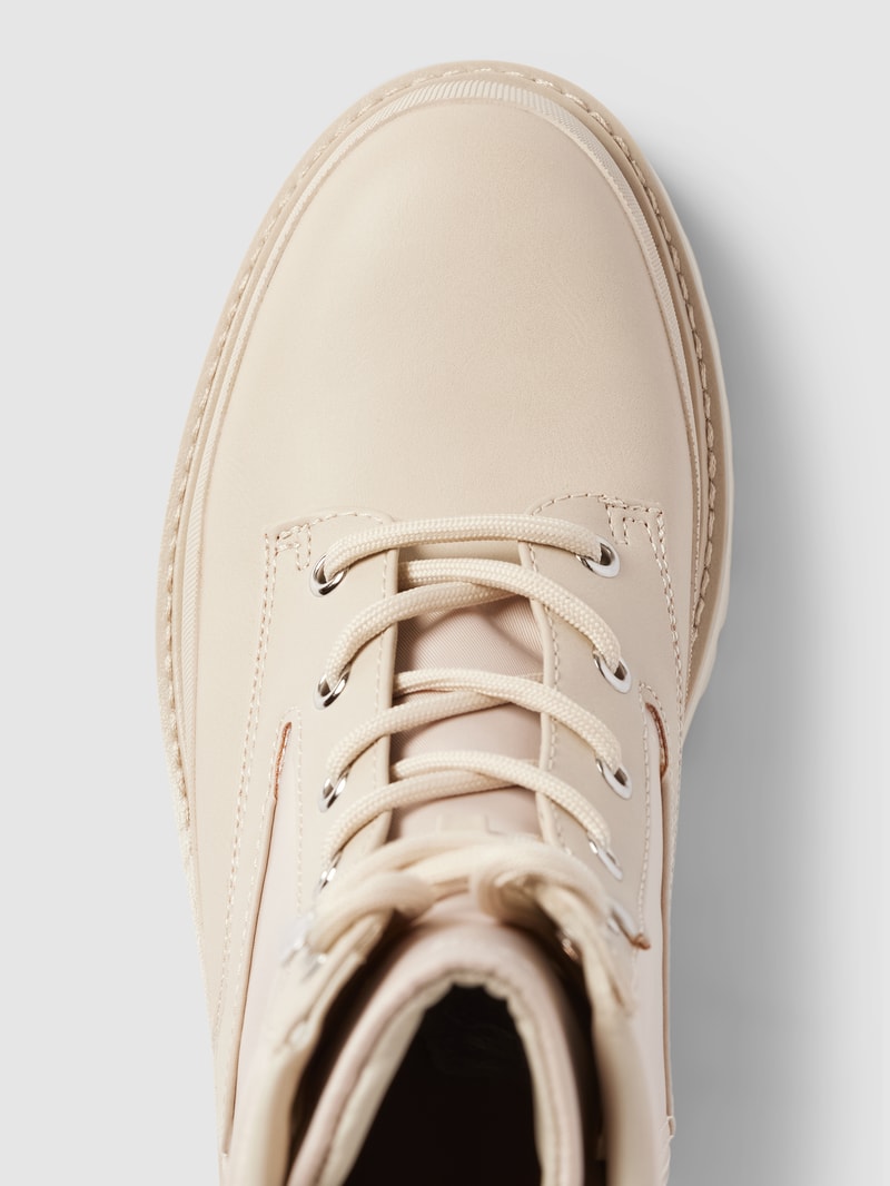 Boots in Leder-Optik Modell 'BADA' in beige