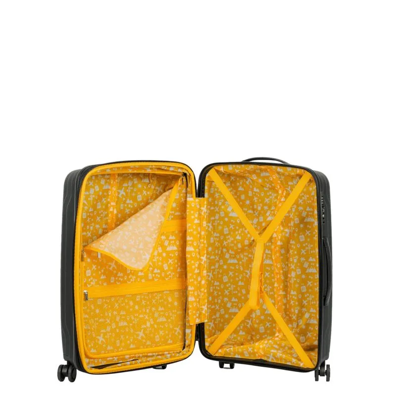 Swiss Bags Ibiza Trolley M (65 cm) Erweiterbar - Black