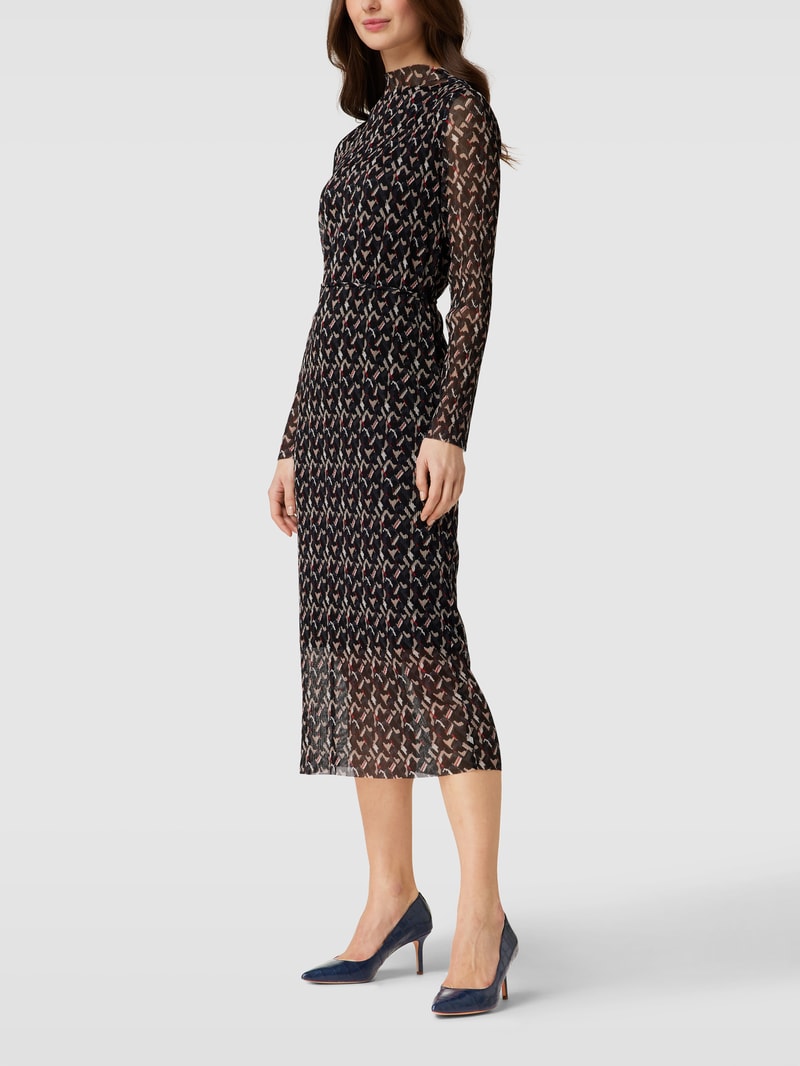 Pumps aus Leder Modell 'LANETTE' in dunkelblau