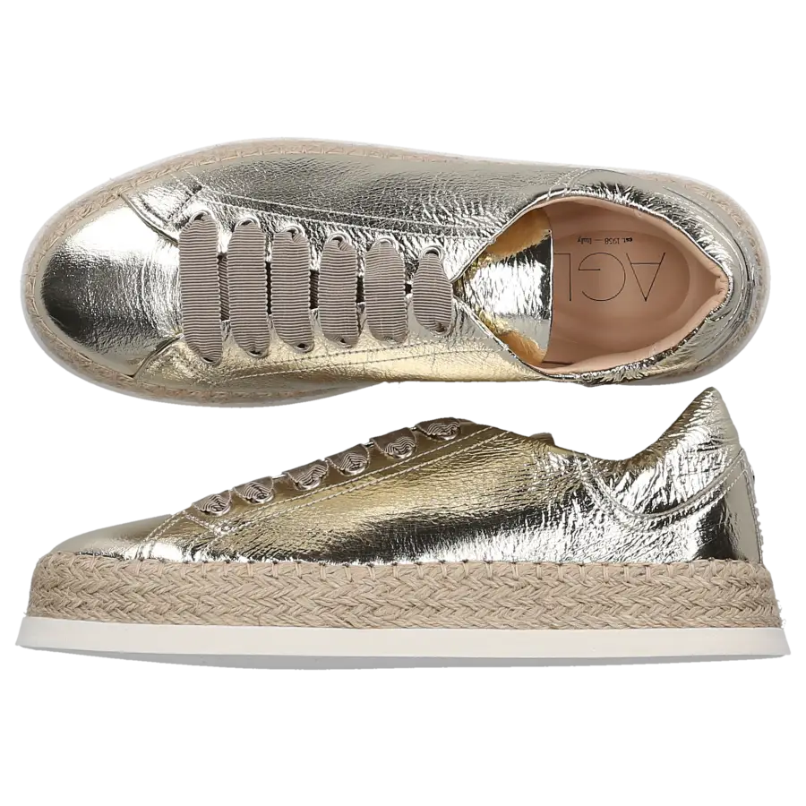 AGL Attilio Giusti Leombruni - Sneaker low D936113 Kalbsleder - gold