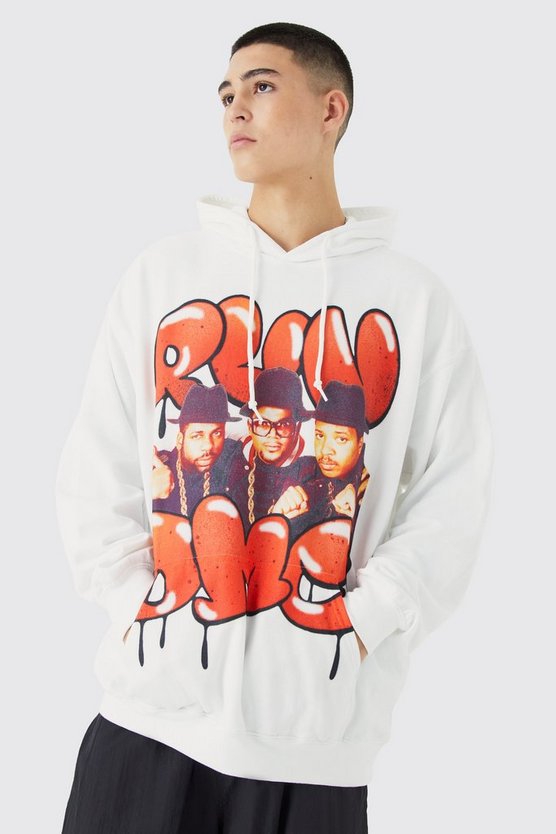 Oversize Hoodie mit lizenziertem Run Dmc Print
