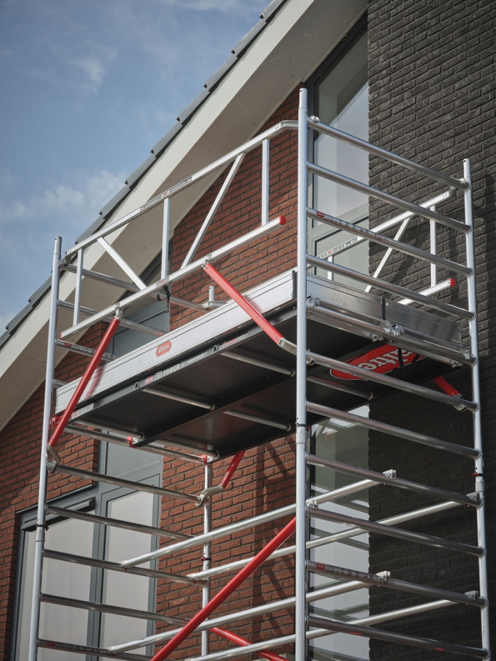 Schelă rulantă Altrex T525014 RS Tower 52 Safe-Quick lată - înălțime de lucru 7,20 x 2,45 m, fiberdeck