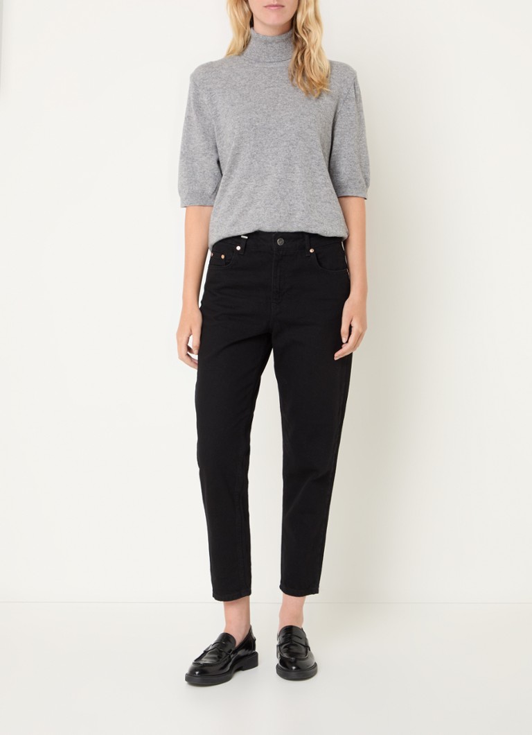 Benetton Fine-knit top in cashmere blend