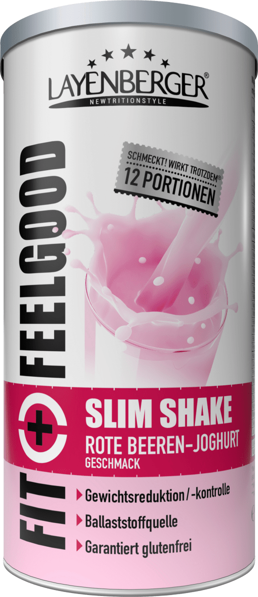 Diät Shake, Slim Shake rote Beeren & Joghurt, 396 g