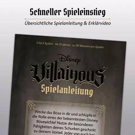 Disney Villainous: Das Böse schläft nie! - Spiel ab 10 Jahren