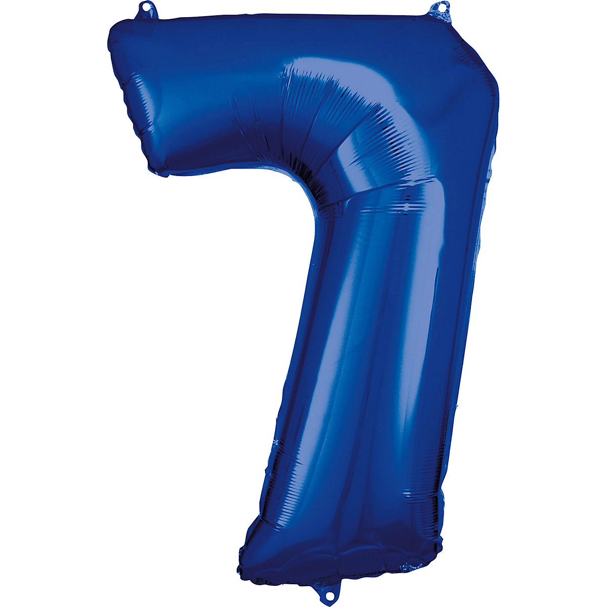 Folienballon dunkelblau Zahl 7, 86 cm