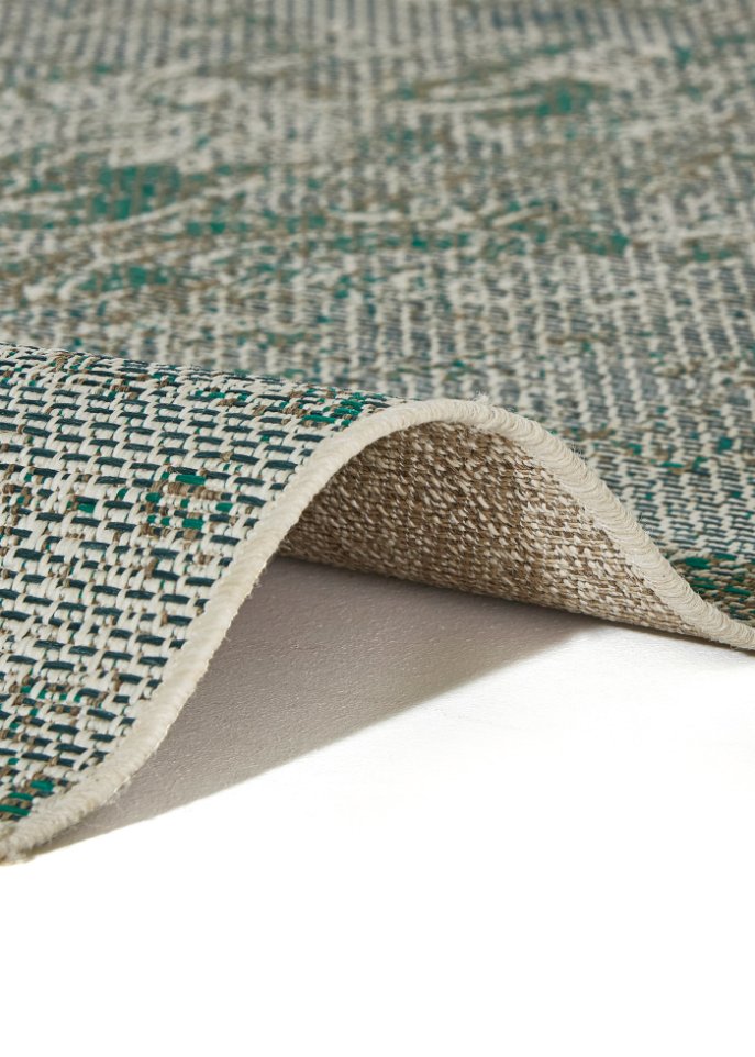 In- und Outdoor Teppich in Vintageoptik
