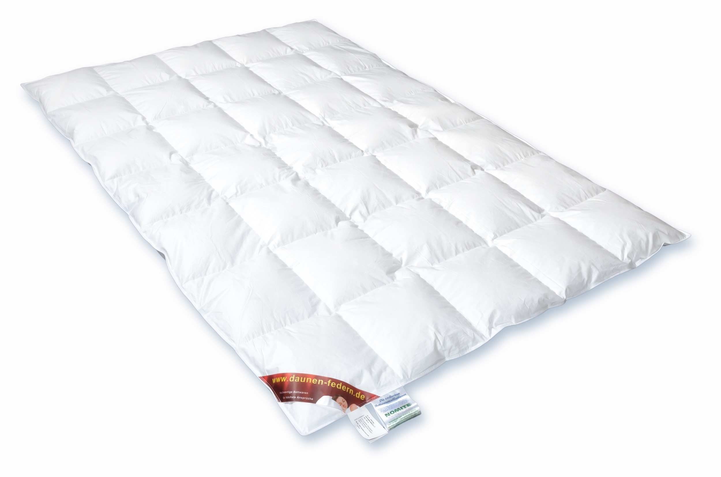 Sommerbettdecke, Sommer Daunenbettdecke 135 x 200 cm aus 100 % Gänsedaunen, daunen-federn.de, Füllung: 100 % neue Gänsedaunen, allergikerfreundlich