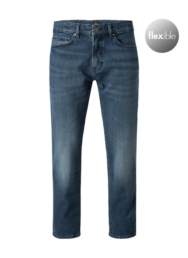 BOSS Orange, Jeans Delaware, Slim Fit, Baumwolle-Lyocell-Stretch, dunkelblau