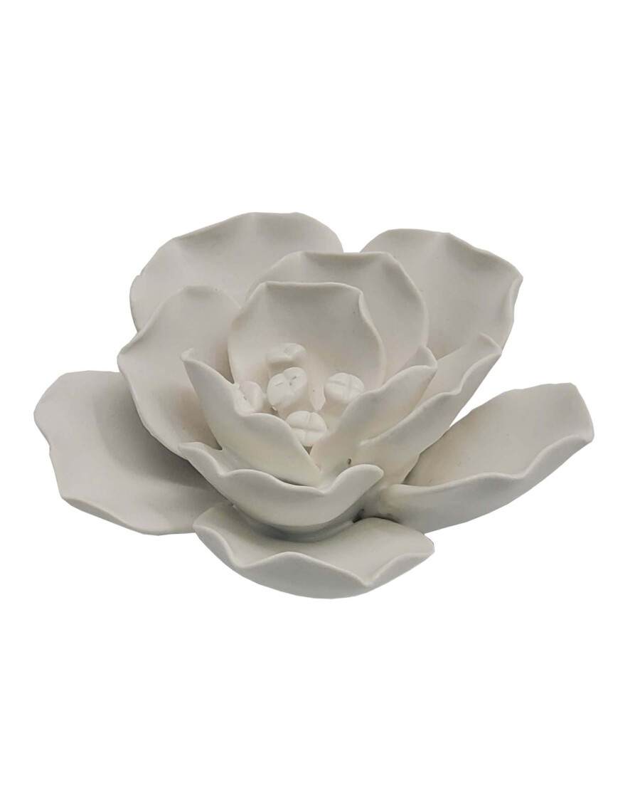 Deko-Rose aus Porzellan