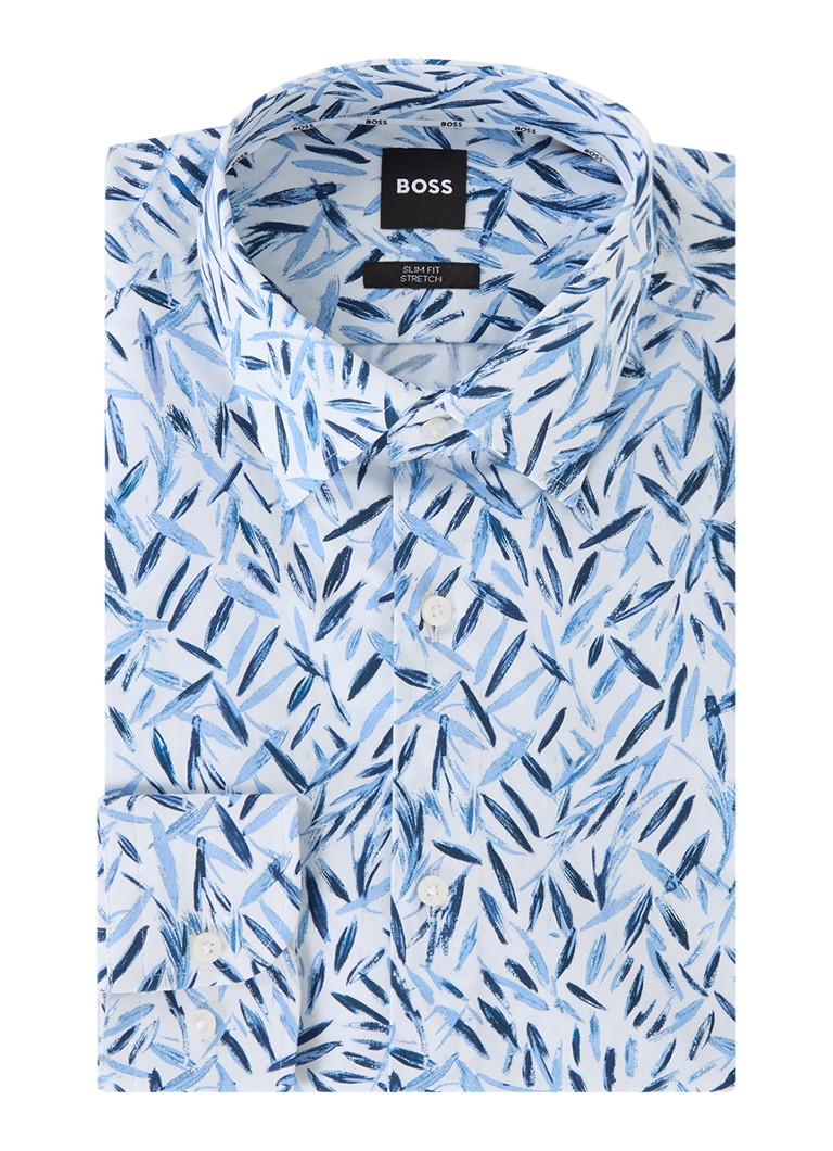 Cămașă HUGO BOSS Hank cu imprimeu slim fit