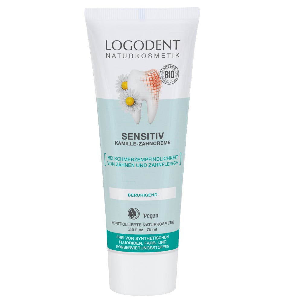 LOGODENT Sensitive Kamille-Zahncreme 75 ml