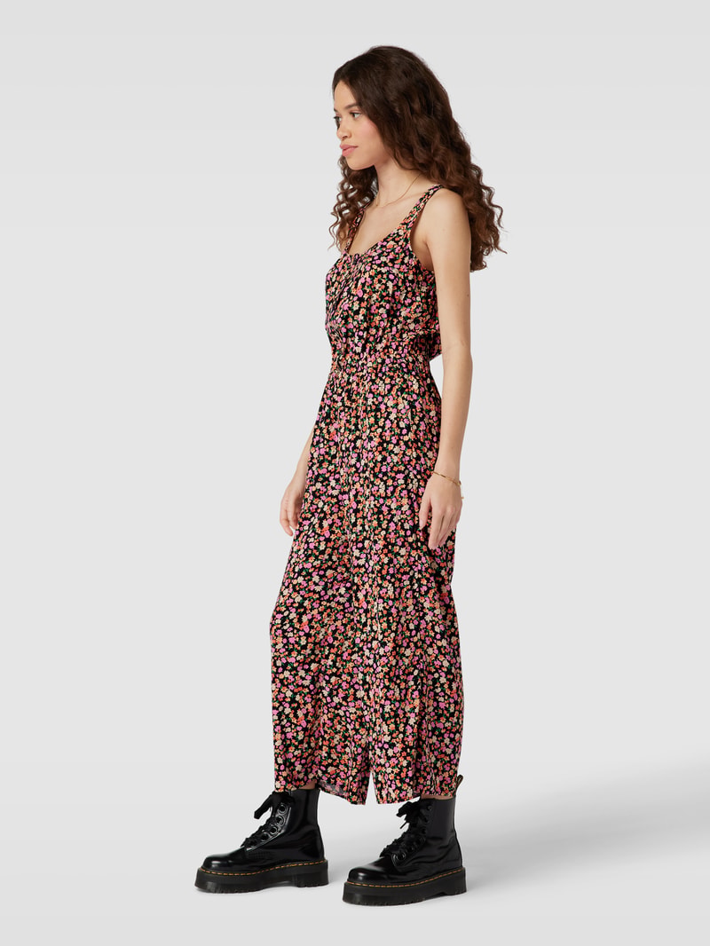 Jumpsuit mit Allover-Muster in pink