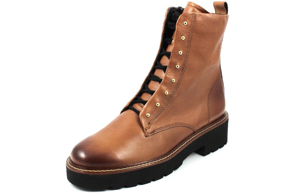 PAUL GREEN Schnür-Stiefeletten braun
