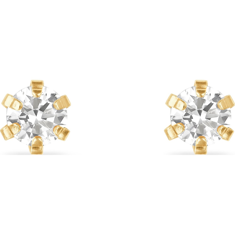 FAVS Boucles d'oreilles à fermoir à poussette 375 Or jaune Boucles d'oreilles