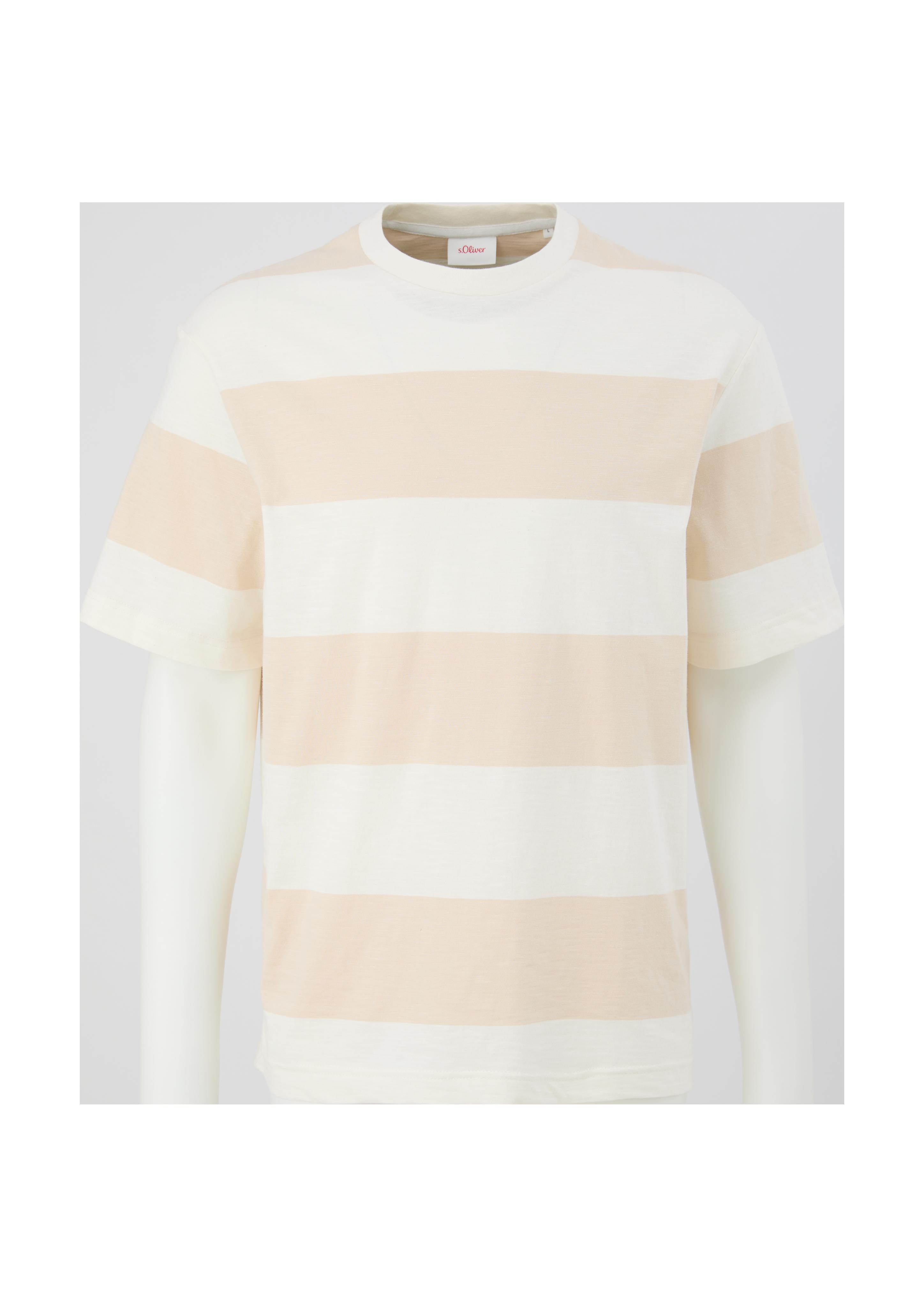 T-Shirt mit Blockstreifen  2118444-81G4
