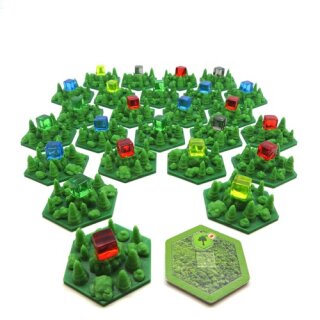 Forest Tiles for Terraforming Mars - 25 Pieces
