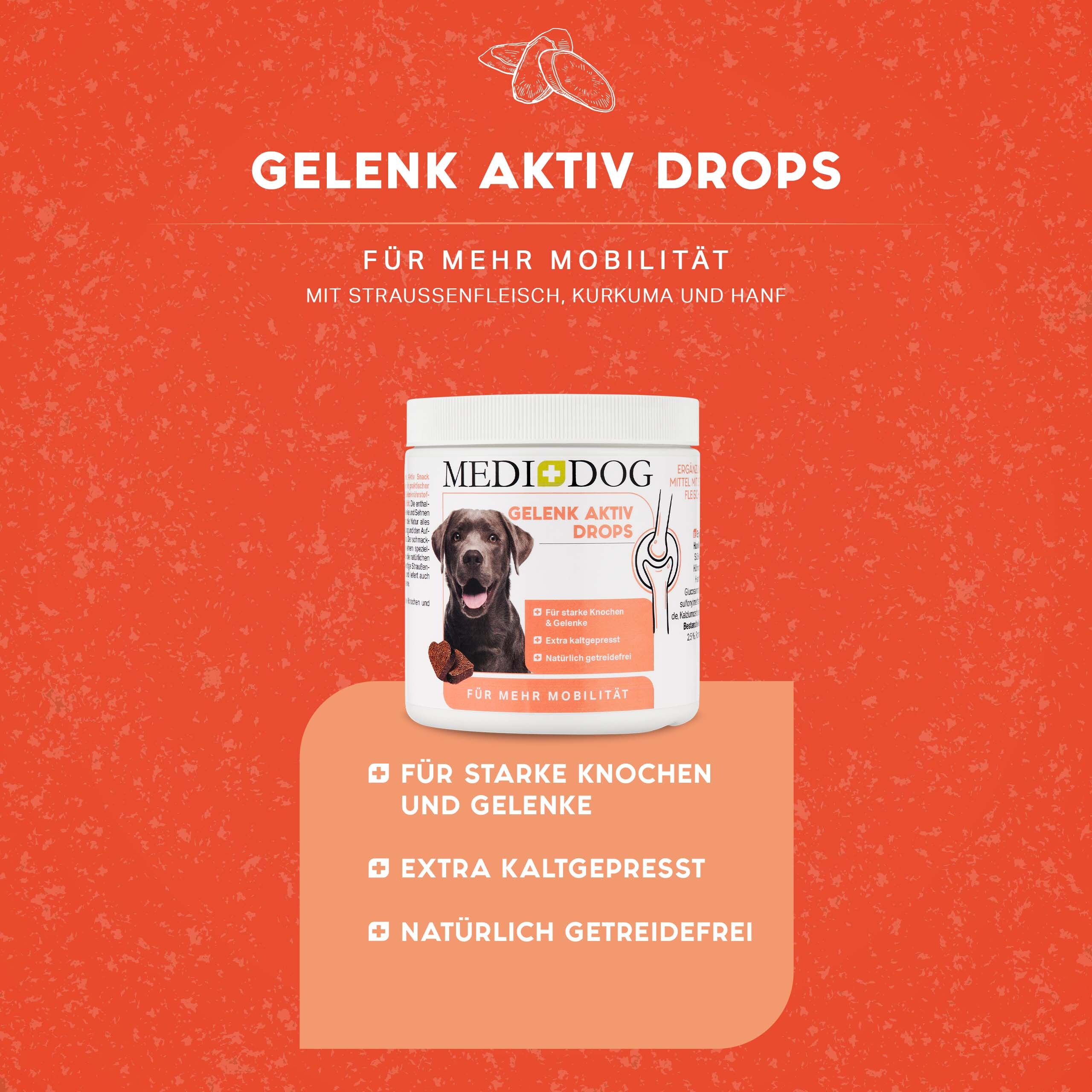 MediDog Ergänzungsfutter & Aufzucht MediDog Gelenk Aktiv Drops