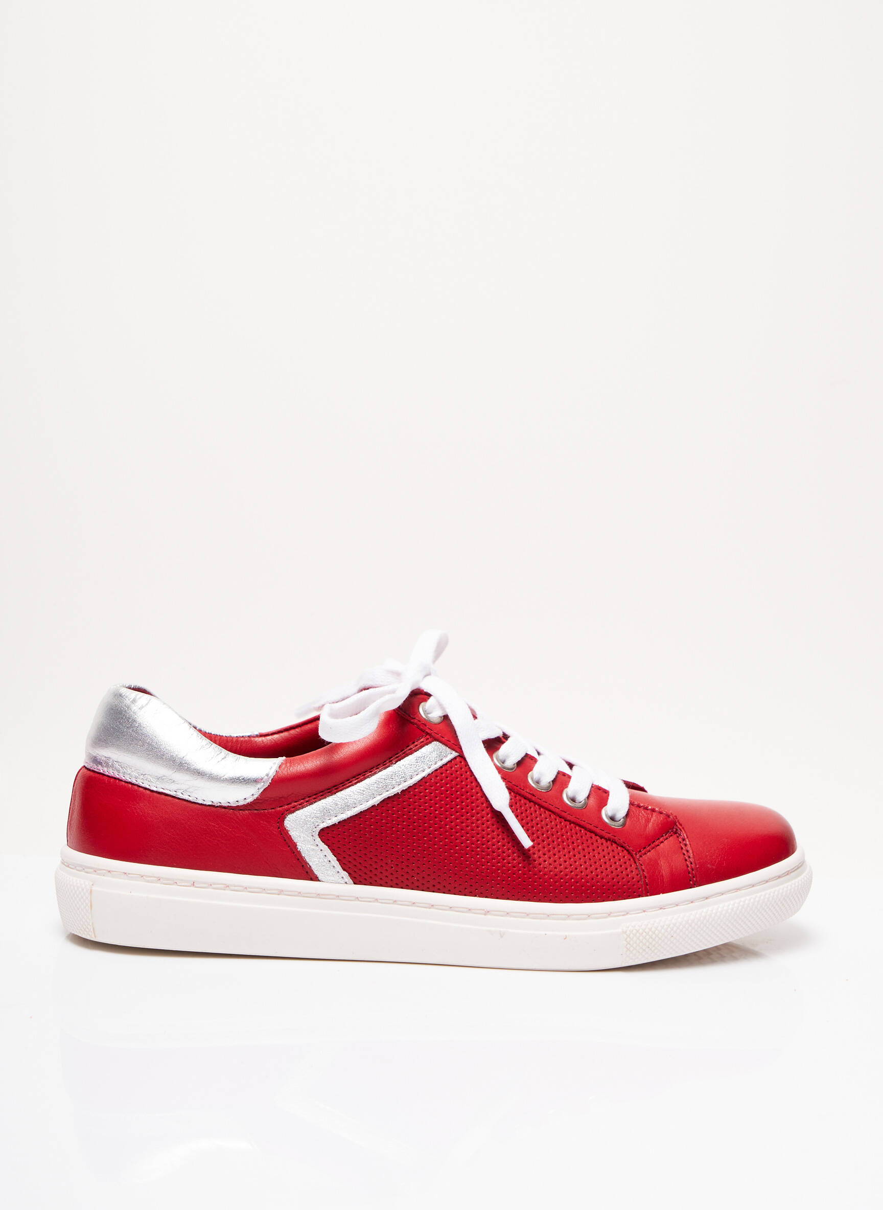 Moran S Baskets Femme couleur rouge