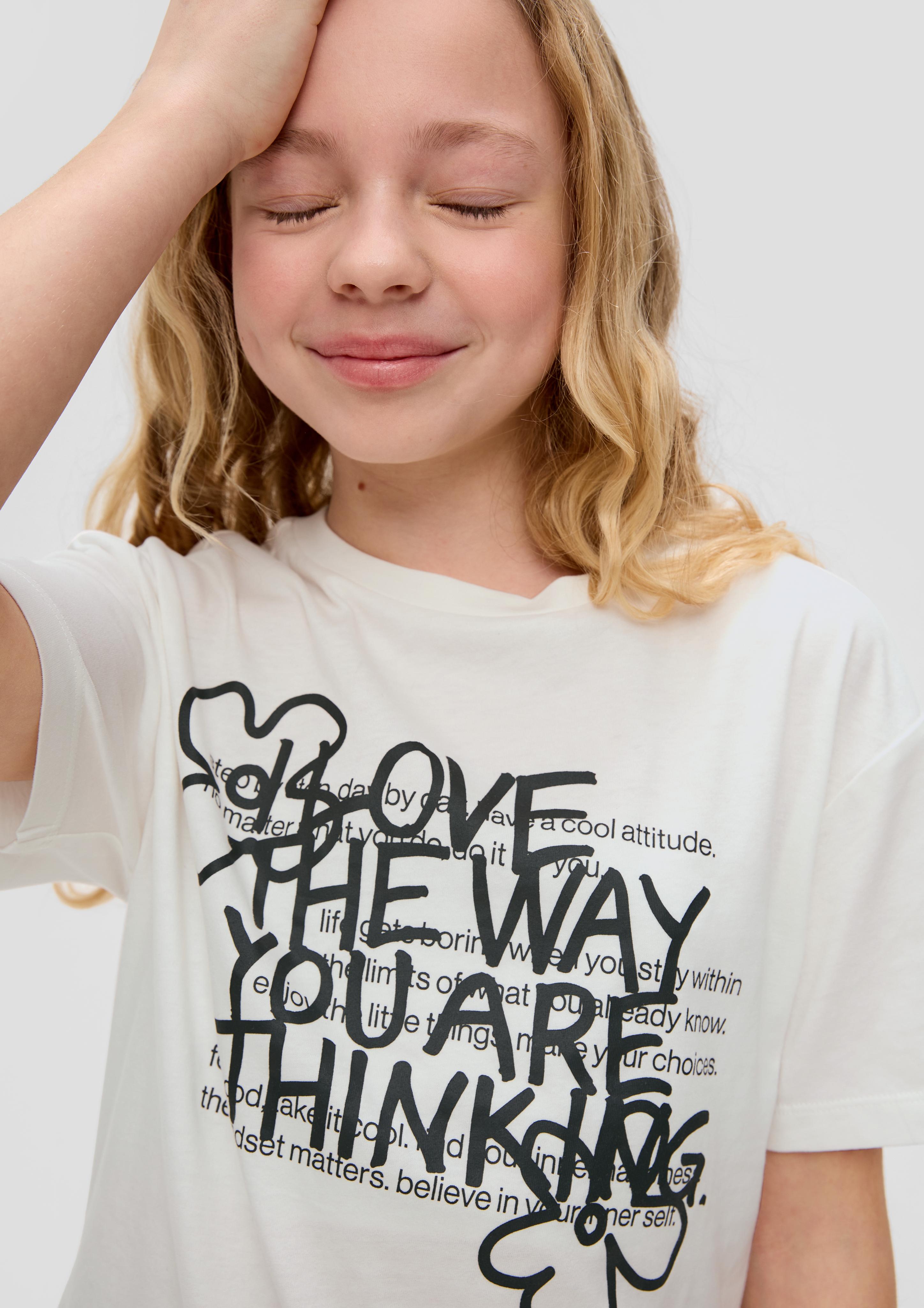 T-Shirt mit Frontprint  2140205-0210