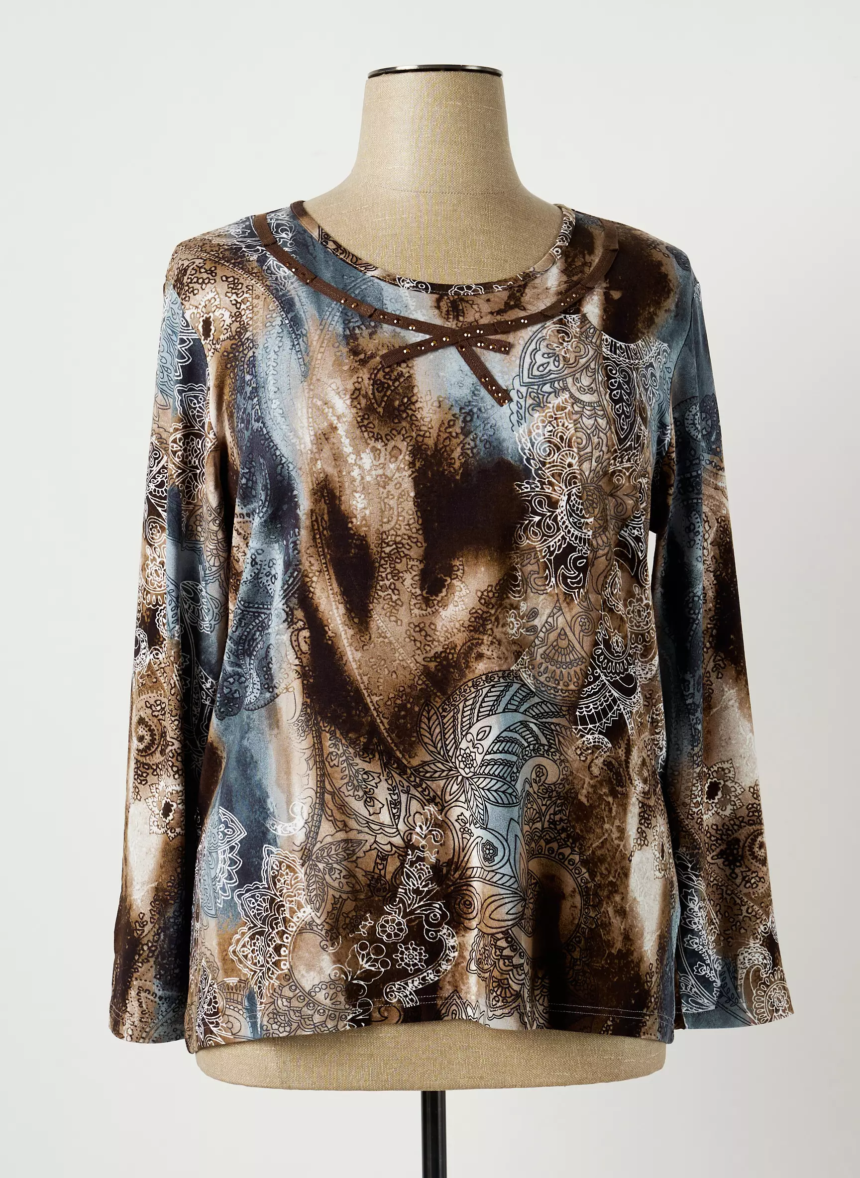 Hajo Tshirts Femme couleur marron