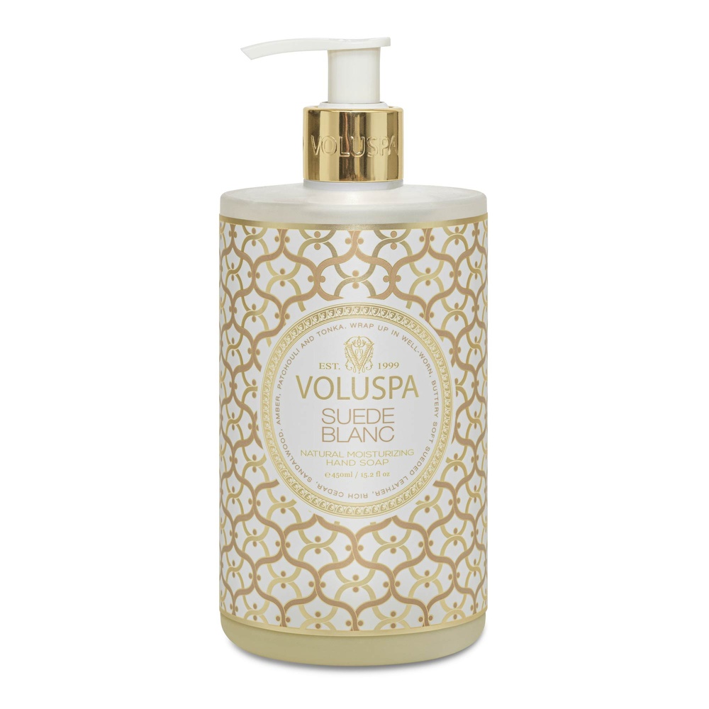 voluspa SUEDE BLANC HANDSOAP Savon Main