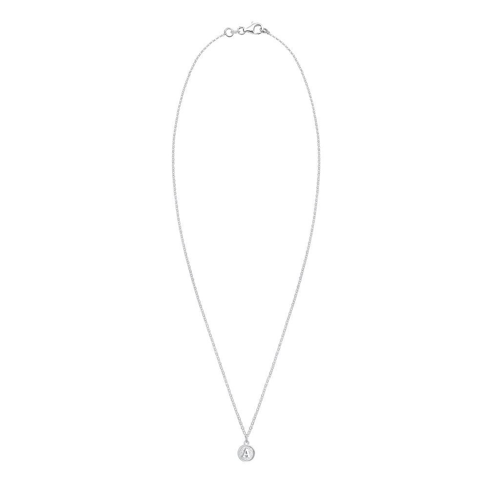 Elli Elli Collier Lettre A Pendentif Basic Collier Femme - (925/1000) Argent Bijoux