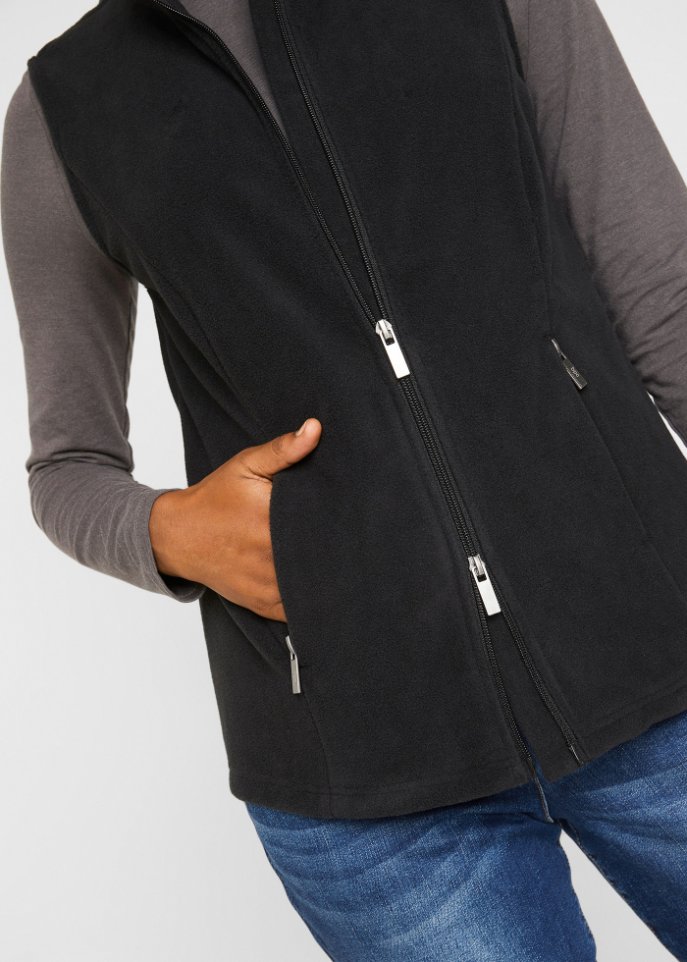 Fleece-Weste mit Taschen