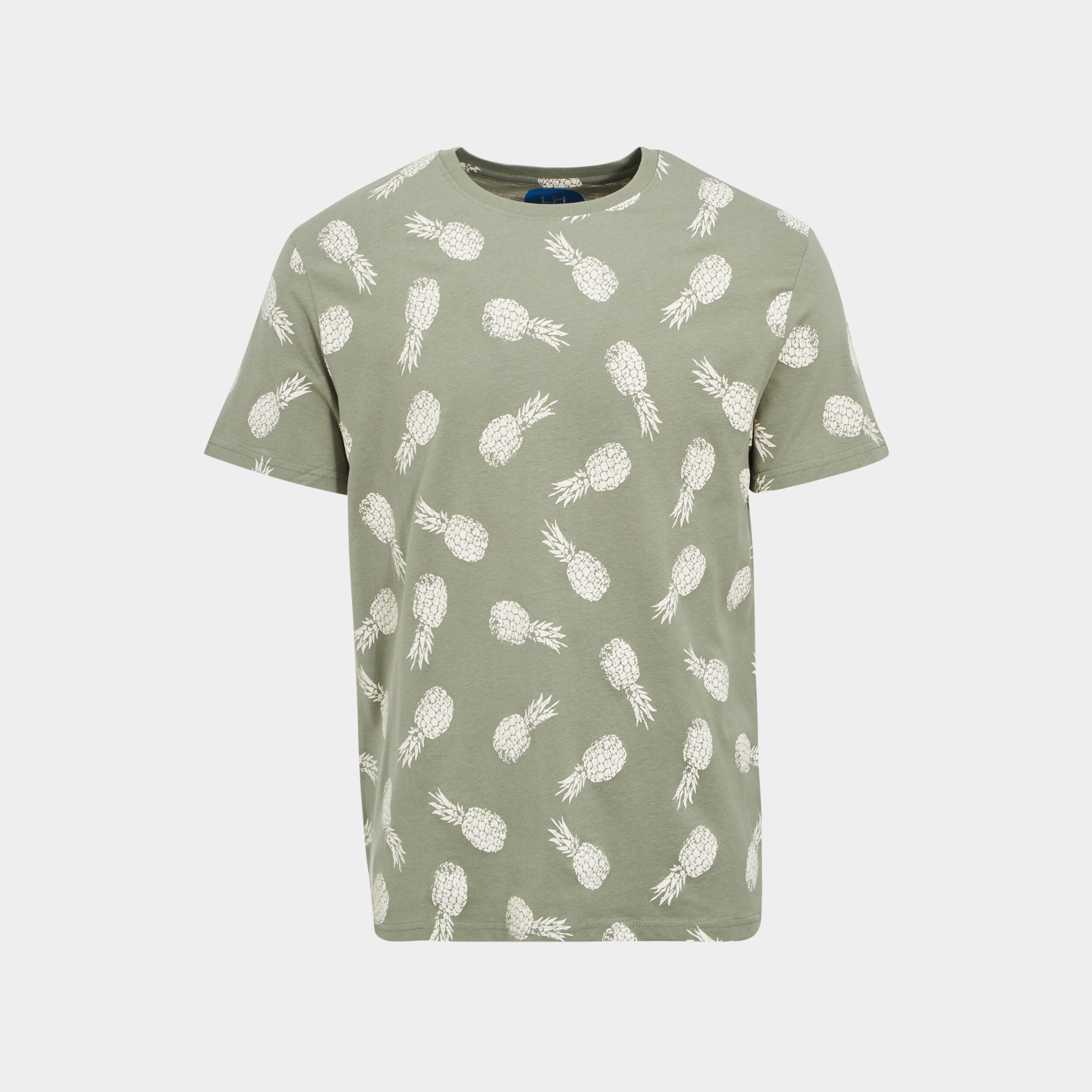 T-shirt manches courtes vert kaki homme | La Halle