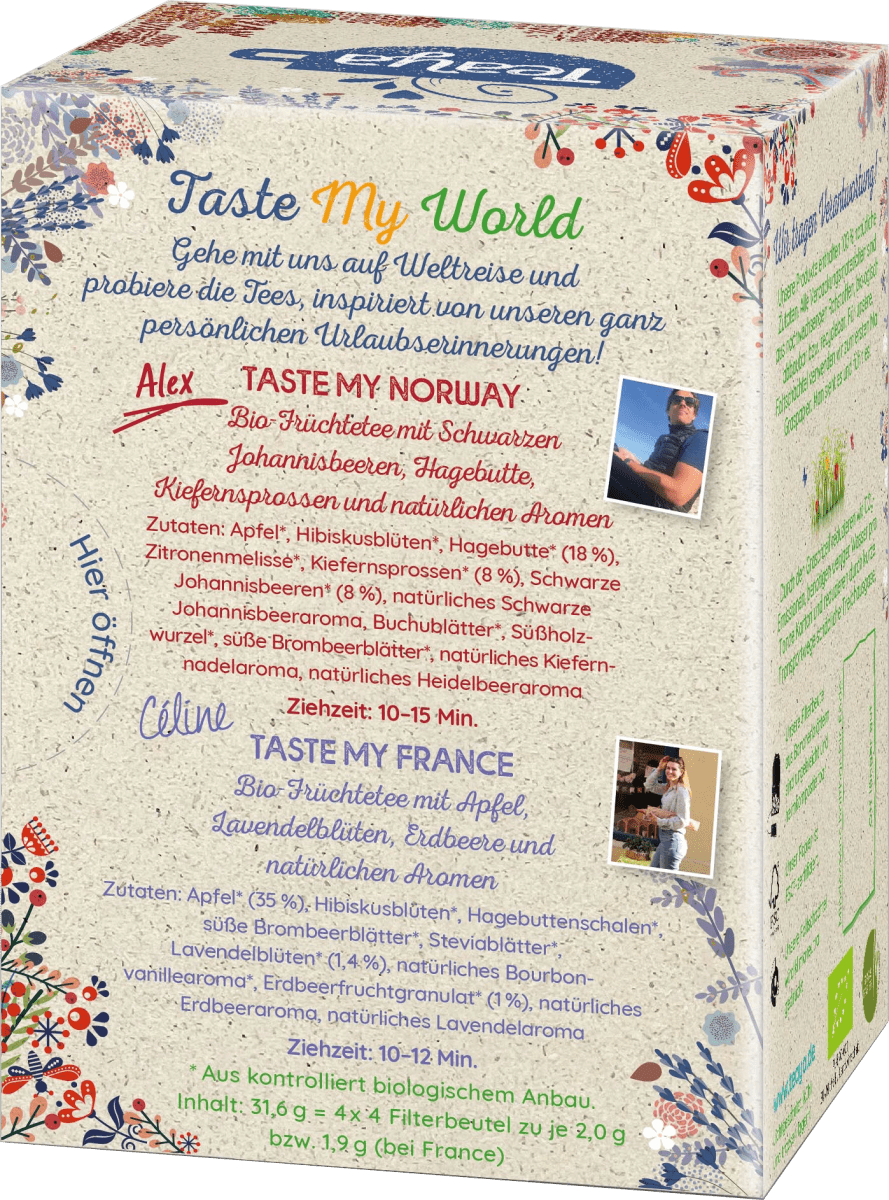 Teemischung \taste my world\