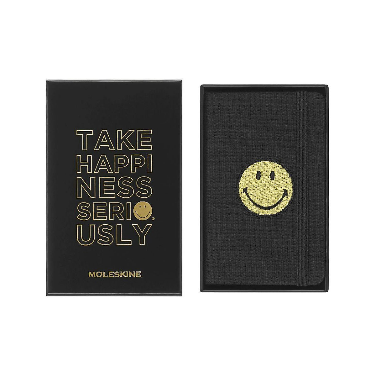 Moleskine Sammlerbox - Smiley, Notizbuch, X-Small, Blanko, Smiley Logo