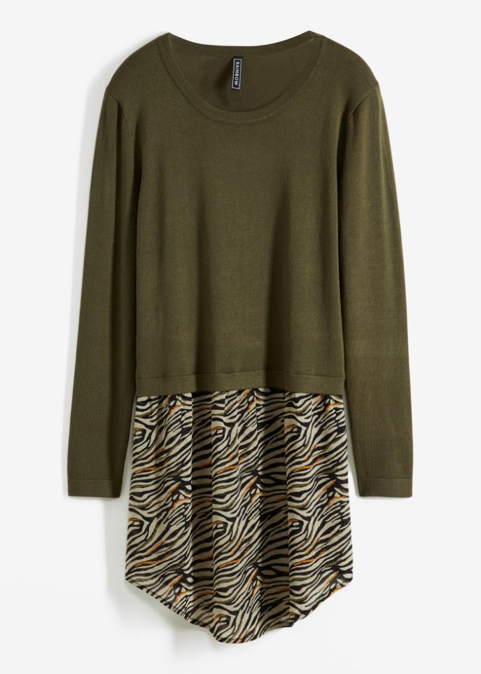 Pullover mit Rockansatz