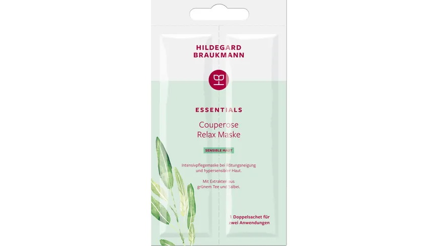 HILDEGARD BRAUKMANN ESSENTIALS Couperose Relax Maske 14 ml