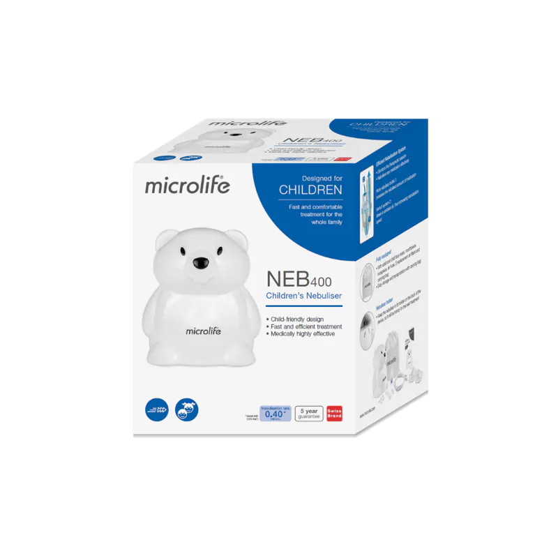 Microlife NEB 400, Pneumatisk stempelinhalator til børn
