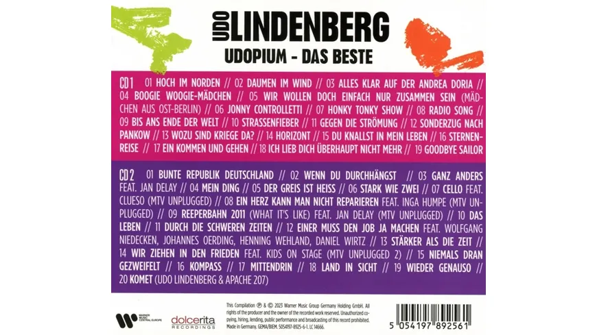 UDOPIUM - Das Beste Digipak
