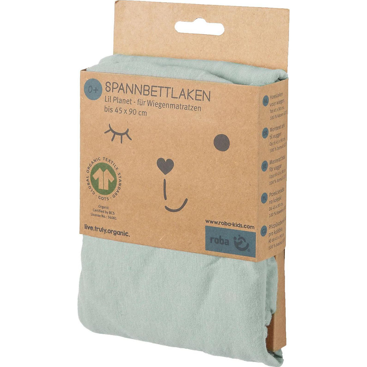 Spannbettlaken Jersey, 45x90 cm und 40x90 cm