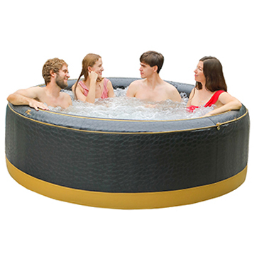 PureHaven MSpa PureHaven aufblasbarer Whirlpool 204x204x70 cm für 6 Personen selbstreinigend inkl. Filterkatuschen und Abdeckung Leergewicht 39 kg
