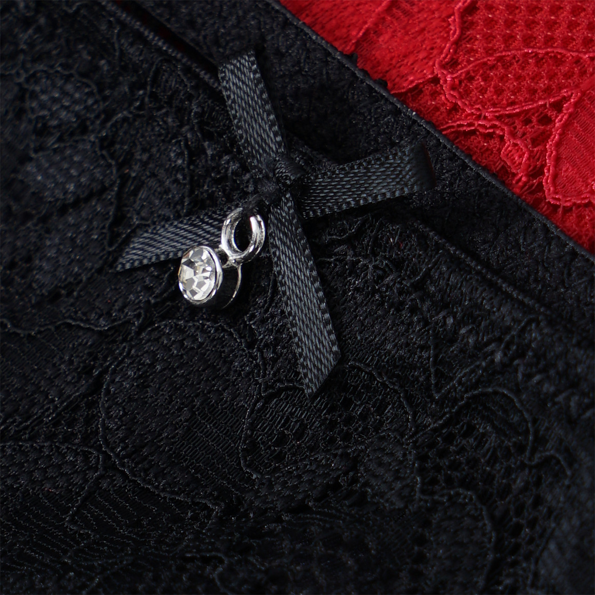 2 Damen Pantys aus floraler Spitze