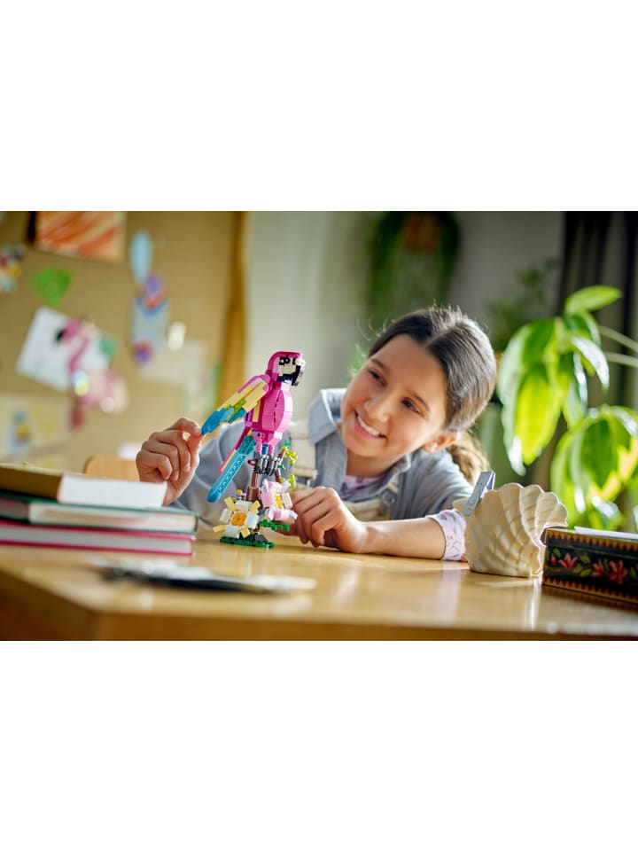 LEGO Creator 3-in-1 31144 Exotischer pinkfarbener Papagei günstig kaufen onesize