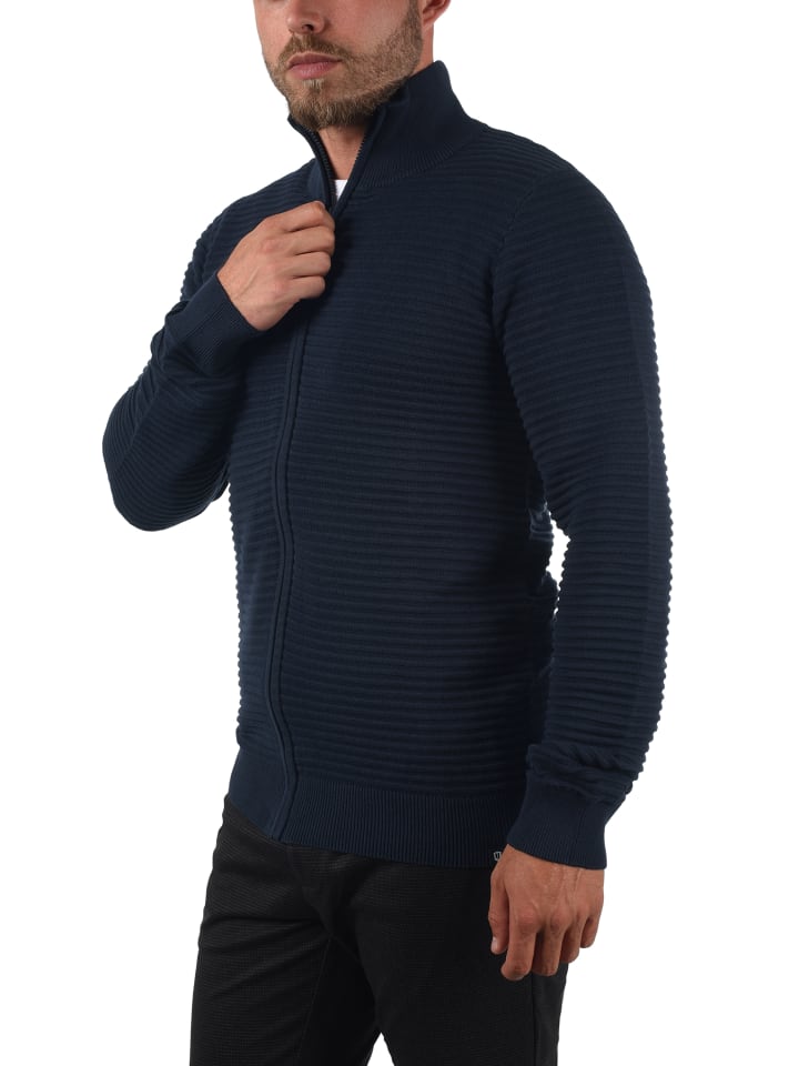 INDICODE Cardigan IDArctic 35426MM Strickjacke aus Feinstrick in dunkelblau günstig kaufen