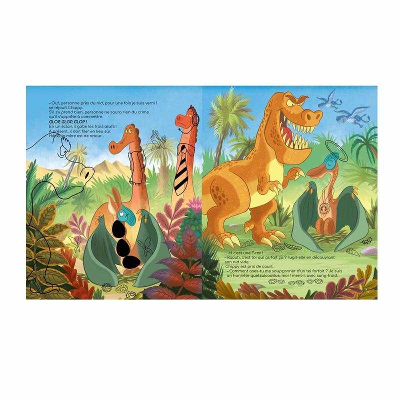 Livre Histoires de dinosaures à lire caché sous la couette - Fleurus