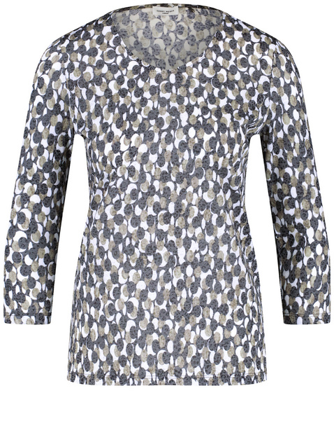 3/4 Arm Shirt mit Ausbrenner-Optik