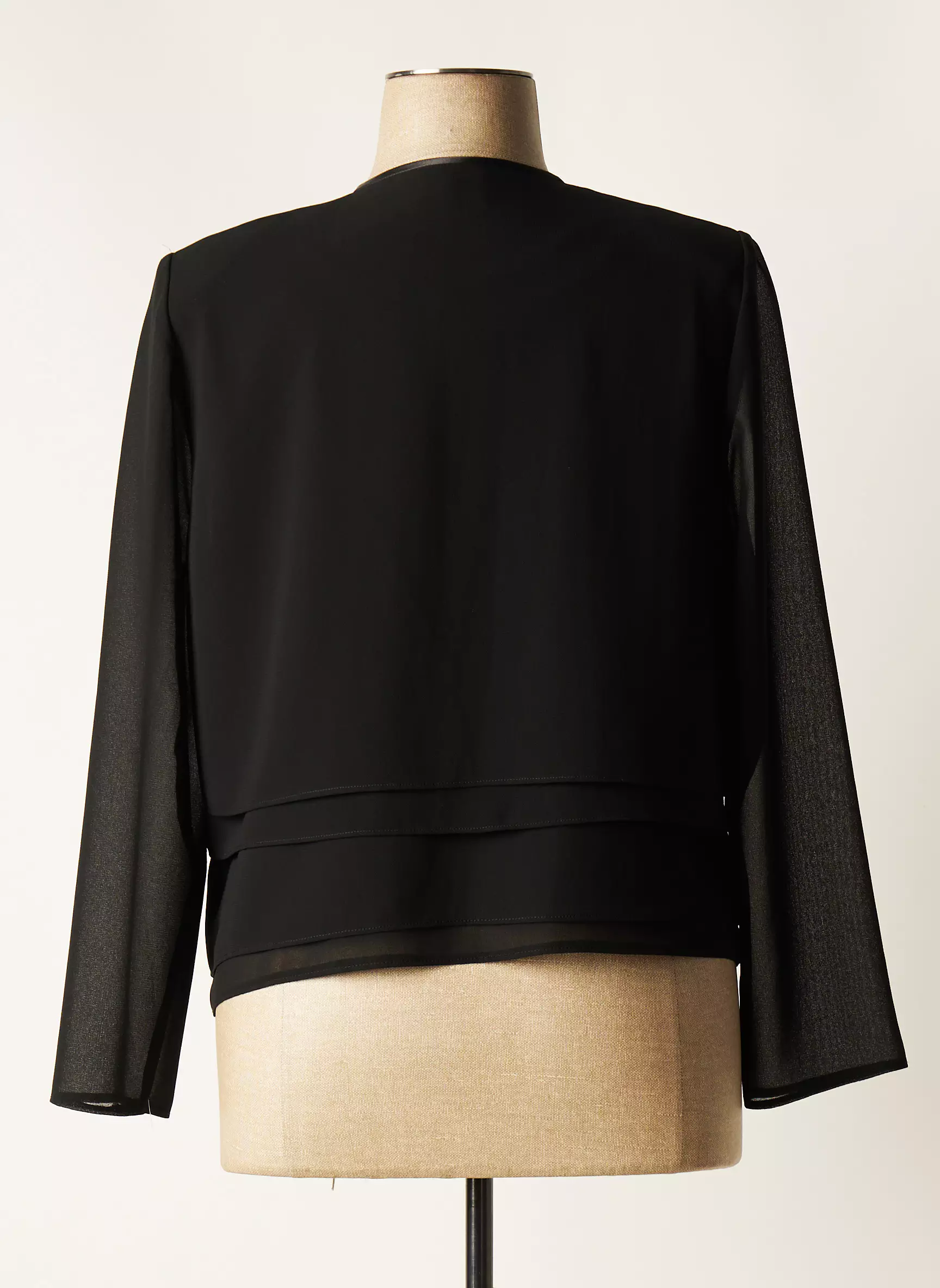 Doucel Twinset Femme couleur noir